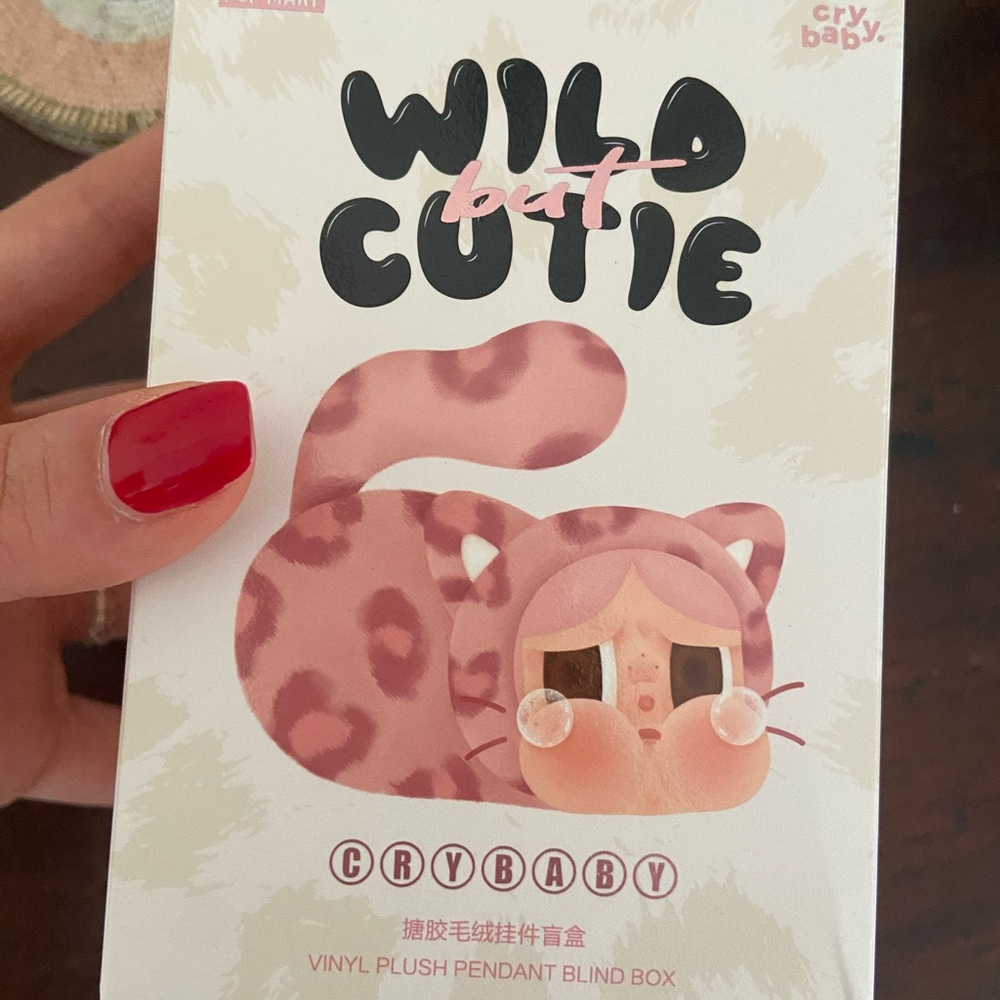 AUTHENTIC Sealed Box Pop Mart Cry Baby Wild But Cutie - Neon Cutie 💜💕